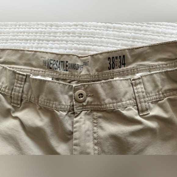 REDHEAD THE VERSATILE ZIP OFF CARGO CONVERTIBLE PANTS MENS 38X34 - Picture 2 of 6